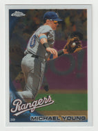 Michael Young - Texas Rangers (MLB Baseball Card) 2010 Topps Chrome # 108 Mint