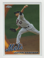 Johan Santana - New York Mets (MLB Baseball Card) 2010 Topps Chrome # 120 Mint