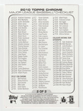 Load image into Gallery viewer, Checklist # 2 (MLB Baseball Card) 2010 Topps Chrome # NNO Mint
