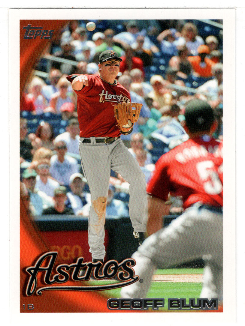 Geoff Blum - Houston Astros (MLB Baseball Card) 2010 Topps Update # 48 Mint
