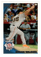 Brian Wilson - San Francisco Giants - National League All-Star (MLB Baseball Card) 2010 Topps Update # 58 Mint