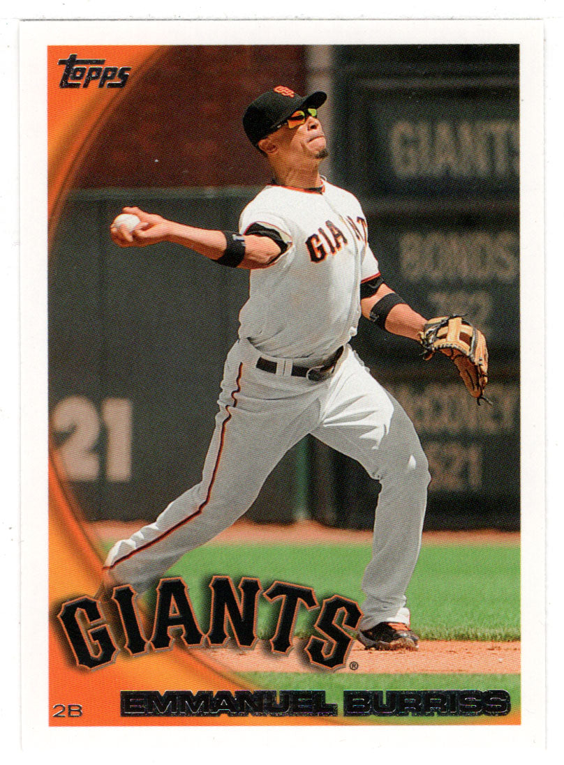 Emmanuel Burriss - San Francisco Giants (MLB Baseball Card) 2010 Topps Update # 82 Mint