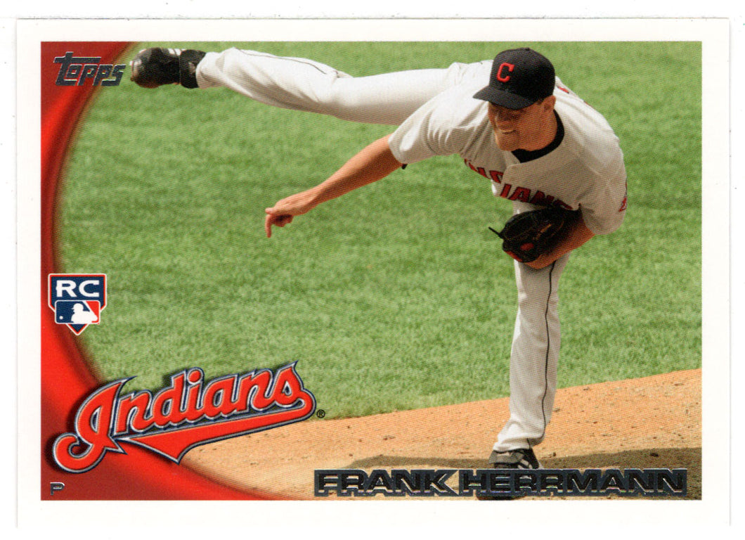 Frank Herrmann RC - Cleveland Indians (MLB Baseball Card) 2010 Topps Update # 89 Mint