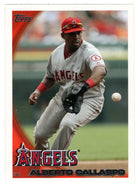 Alberto Callaspo - Los Angeles Angels (MLB Baseball Card) 2010 Topps Update # 123 Mint