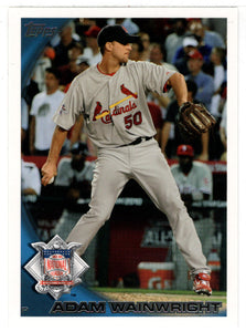 Adam Wainwright - St. Louis Cardinals - National League All-Star (MLB Baseball Card) 2010 Topps Update # 125 Mint