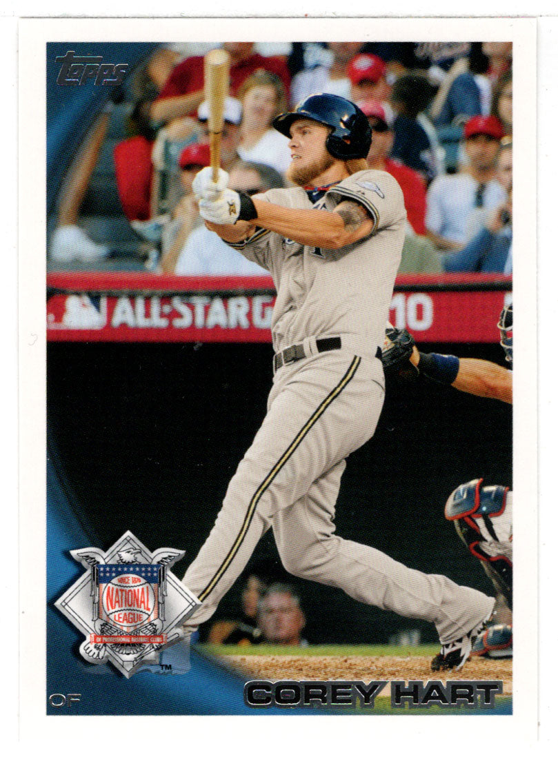 Corey Hart - Milwaukee Brewers - National League All-Star (MLB Baseball Card) 2010 Topps Update # 132 Mint