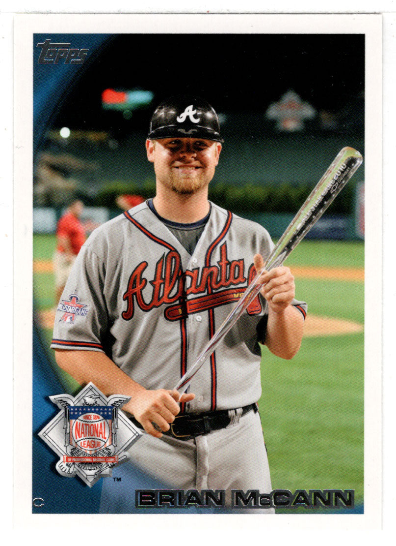 Brian McCann - Atlanta Braves - National League All-Star (MLB Baseball Card) 2010 Topps Update # 153 Mint