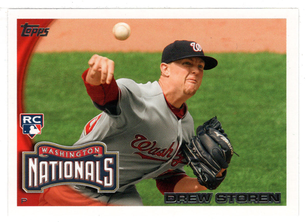 Drew Storen RC - Washington Nationals (MLB Baseball Card) 2010 Topps Update # 175 Mint