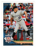 Ubaldo Jimenez - Colorado Rockies (MLB Baseball Card) 2010 Topps Update # 210 Mint
