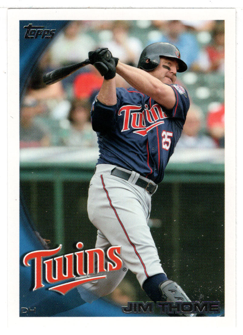 Jim Thome - Minnesota Twins (MLB Baseball Card) 2010 Topps Update # 252 Mint