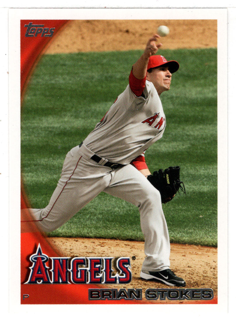 Brian Stokes - Los Angeles Angels (MLB Baseball Card) 2010 Topps Update # 272 Mint