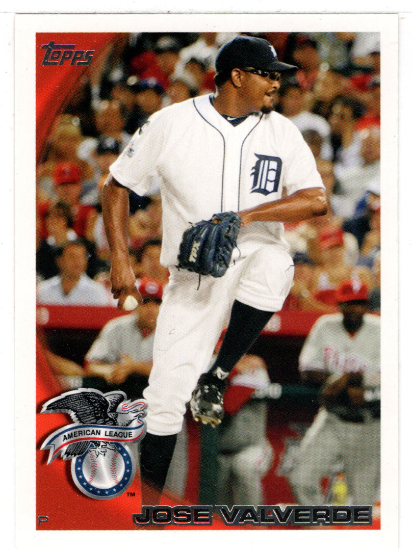 Jose Valverde - Detroit Tigers - American League All-Star (MLB Baseball Card) 2010 Topps Update # 281 Mint