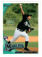 Alex Sanabia RC - Florida Marlins (MLB Baseball Card) 2010 Topps Update # 287 Mint