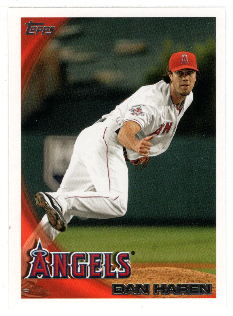 Dan Haren - Los Angeles Angels (MLB Baseball Card) 2010 Topps Update # 306 Mint
