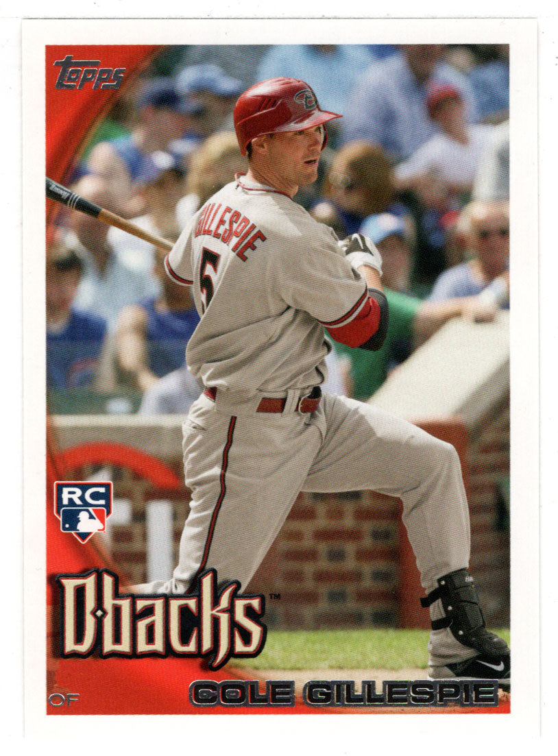 Cole Gillespie RC - Arizona Diamondbacks (MLB Baseball Card) 2010 Topps Update # 314 Mint