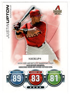 Justin Upton - Arizona Diamondbacks - Attax Code (MLB Baseball Card) 2010 Topps Update # 31 Mint