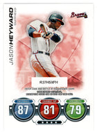 Jason Heyward - Atlanta Braves - Attax Code (MLB Baseball Card) 2010 Topps Update # 32 Mint