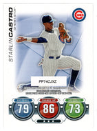 Starlin Castro - Chicago Cubs - Attax Code (MLB Baseball Card) 2010 Topps Update # 39 Mint