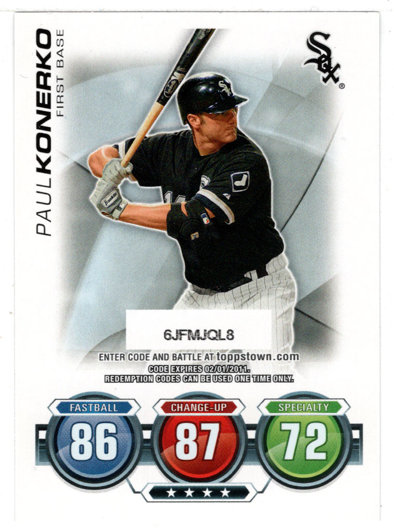 Topps Paul Konerko Baseball Trading Cards