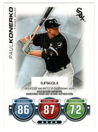 Paul Konerko - Chicago White Sox - Attax Code (MLB Baseball Card) 2010 Topps Update # 42 Mint