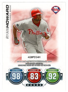 Ryan Howard - Philadelphia Phillies - Attax Code (MLB Baseball Card) 2010 Topps Update # 64 Mint