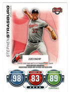 Stephen Strasburg - Washington Nationals - Attax Code (MLB Baseball Card) 2010 Topps Update # 76 Mint