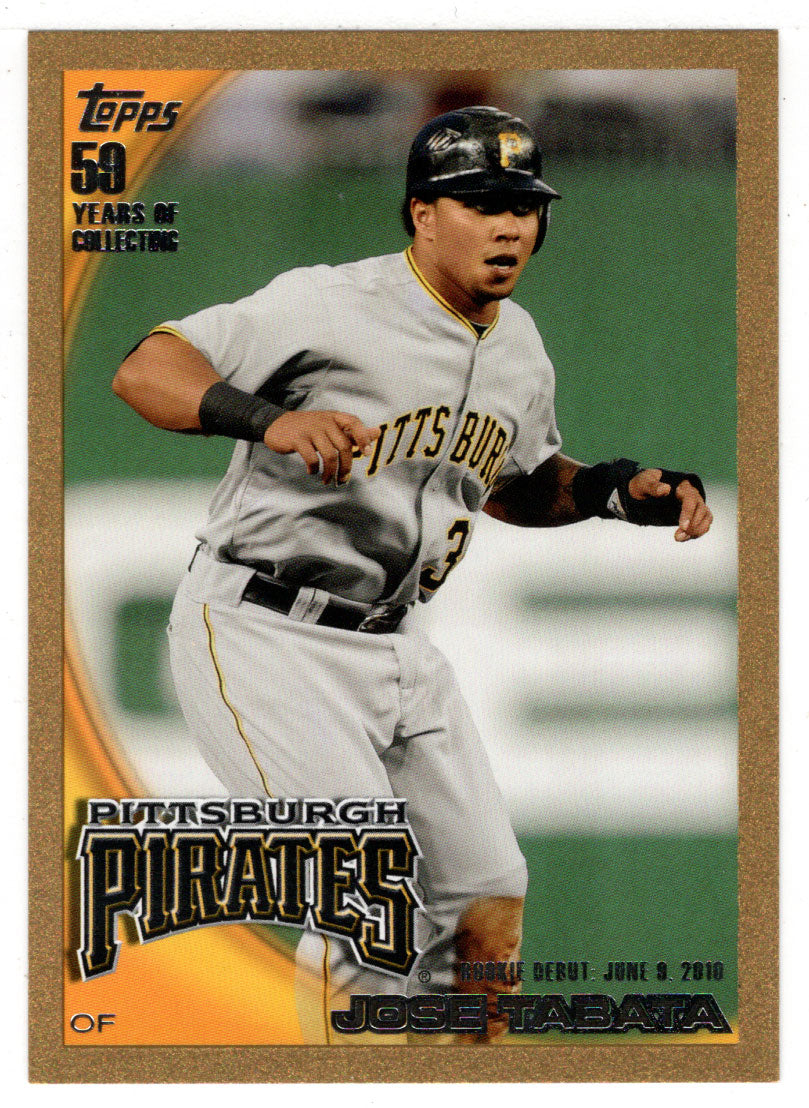 Jose Tabata - Pittsburgh Pirates - GOLD (MLB Baseball Card) 2010 Topps Update # 76 Mint