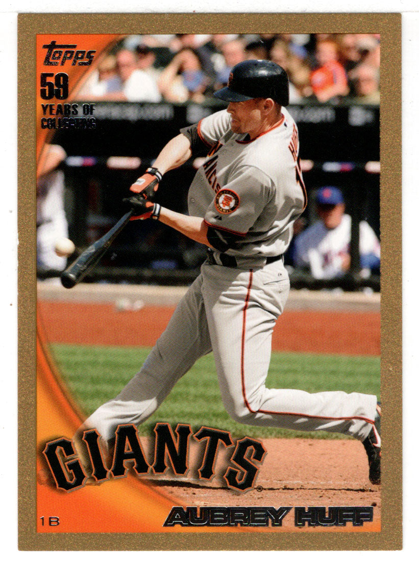 Aubrey Huff - San Francisco Giants - GOLD (MLB Baseball Card) 2010 Topps Update # 196 Mint