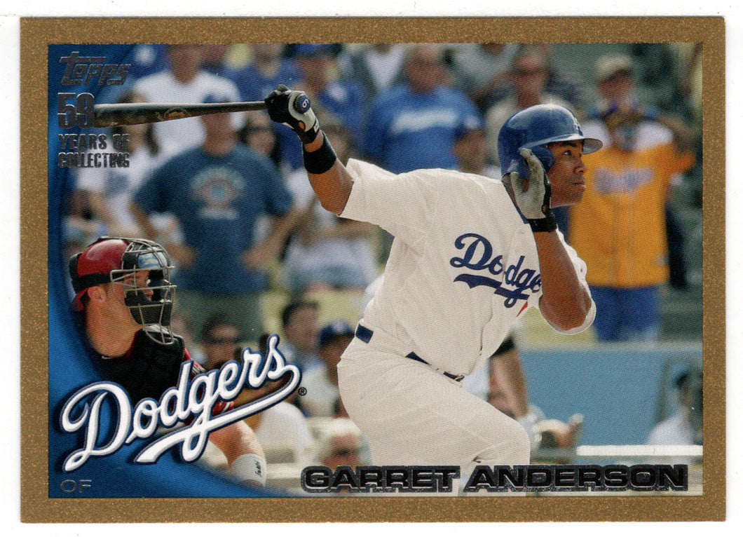 Garret Anderson - Los Angeles Dodgers - GOLD (MLB Baseball Card) 2010 Topps Update # 206 Mint