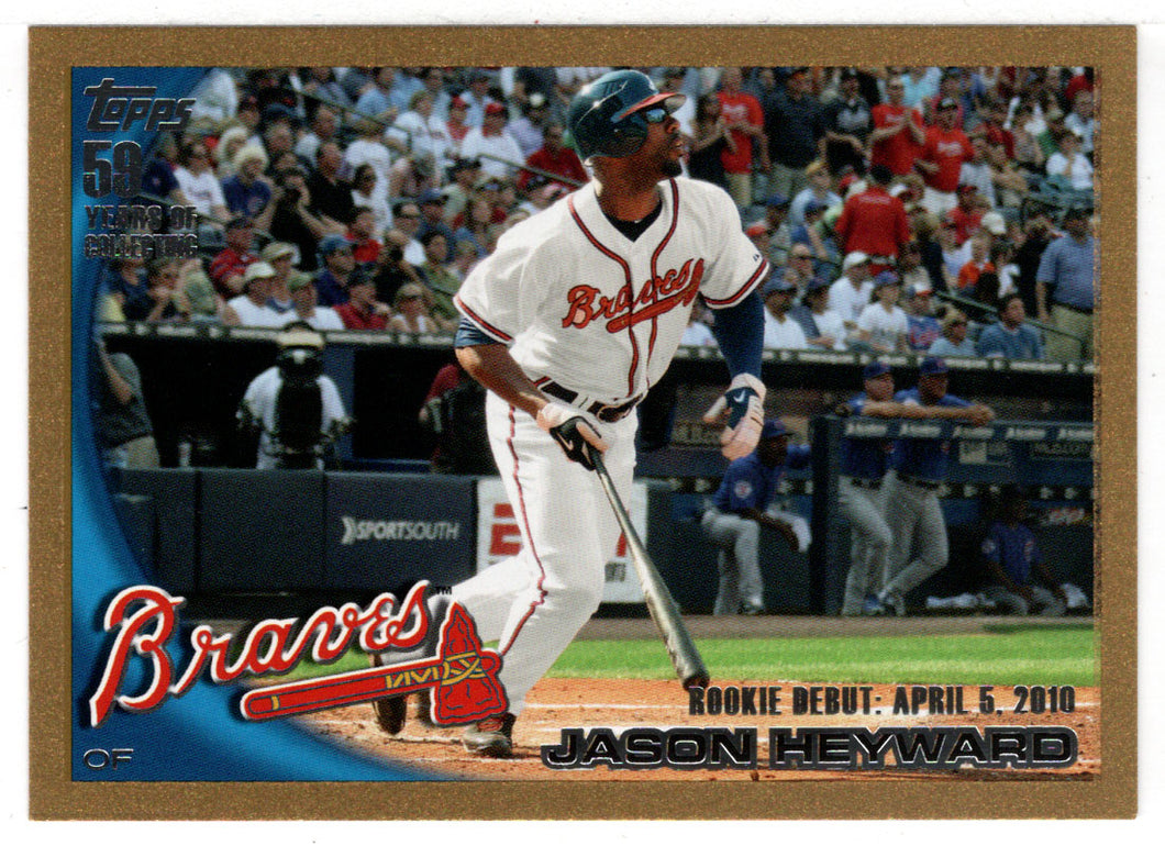 Jason Heyward - Atlanta Braves - GOLD (MLB Baseball Card) 2010 Topps Update # 214 Mint