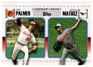 Jim Palmer - Brian Matusz - Legendary Lineage (MLB Baseball Card) 2010 Topps Update # LL-71 Mint