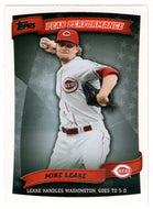 Mike Leake - Cincinnati Reds - Peak Performance (MLB Baseball Card) 2010 Topps Update # PP-114 Mint