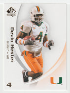 Devin Hester - Miami Hurricanes (Football Card) 2010 Upper Deck SP Authentic # 30 Mint