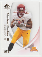Marion Barber - Minnesota Golden Gophers (Football Card) 2010 Upper Deck SP Authentic # 56 Mint