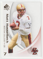 Matt Hasselbeck - Boston College Eagles (Football Card) 2010 Upper Deck SP Authentic # 61 Mint