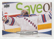 Henrik Lundqvist - New York Rangers (NHL Hockey Card) 2011-12 Upper Deck # 73 Mint