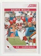Chris Wells - Arizona Cardinals (NFL Football Card) 2011 Score # 2 Mint