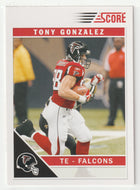 Tony Gonzalez - Atlanta Falcons (NFL Football Card) 2011 Score # 19 Mint