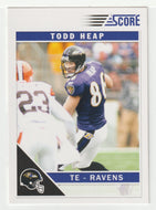 Todd Heap - Baltimore Ravens (NFL Football Card) 2011 Score # 29 Mint