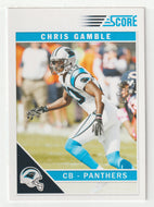 Chris Gamble - Carolina Panthers (NFL Football Card) 2011 Score # 39 Mint