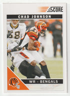 Chad Johnson - Cincinnati Bengals (NFL Football Card) 2011 Score # 60 Mint