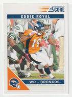 Eddie Royal - Denver Broncos (NFL Football Card) 2011 Score # 87 Mint