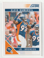 Elvis Dumervil - Denver Broncos (NFL Football Card) 2011 Score # 88 Mint