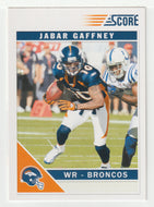 Jabar Gaffney - Denver Broncos (NFL Football Card) 2011 Score # 89 Mint