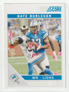 Nate Burleson - Detroit Lions (NFL Football Card) 2011 Score # 99 Mint