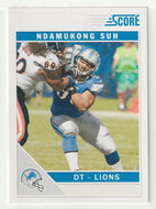 Ndamukong Suh - Detroit Lions (NFL Football Card) 2011 Score # 100 Mint