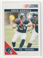 Owen Daniels - Houston Texans (NFL Football Card) 2011 Score # 121 Mint