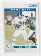 Donald Brown - Indianapolis Colts (NFL Football Card) 2011 Score # 124 Mint