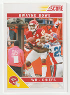 Dwayne Bowe - Kansas City Chiefs (NFL Football Card) 2011 Score # 143 Mint