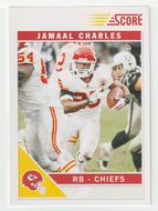 Jamaal Charles - Kansas City Chiefs (NFL Football Card) 2011 Score # 145 Mint
